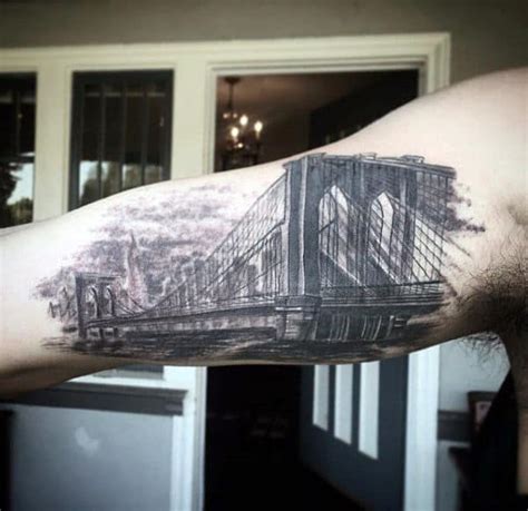 Brooklyn Bridge Tattoo Drawing