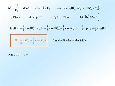 PPT CHAP 3 CALCUL DU PH DE SOLUTIONS AQUEUSES PowerPoint