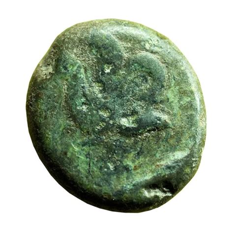 PIÈCE DE MONNAIE grecque antique Dionysios I Syracuse Sicile AE19 mm