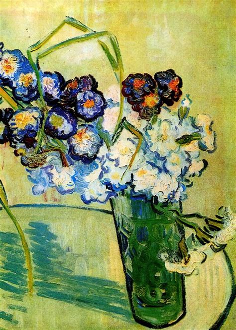 Still Life Glass With Carnations Vincent Van Gogh Painting By Vincent