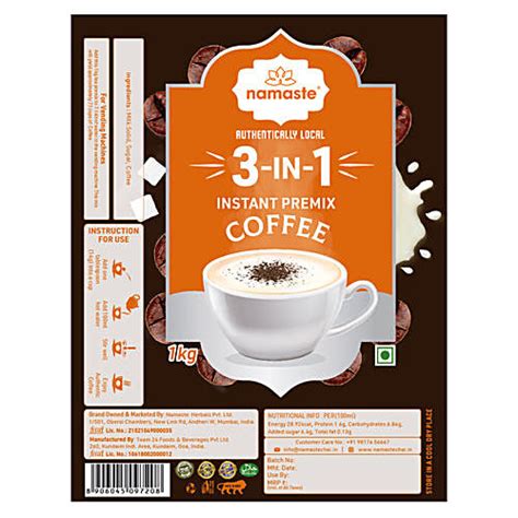 Buy Namaste Chai 3 In 1 Instant Premix Coffee Authentic Premium Rich And Refreshing Online At