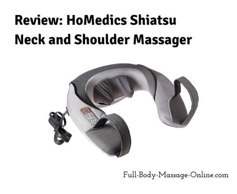 Review Homedics Shiatsu Neck And Shoulder Massager With Heat Full