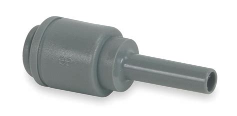 John Guest Reducer 1 2 In Tube OD Acetal Gray PK10 PI061612S PK10