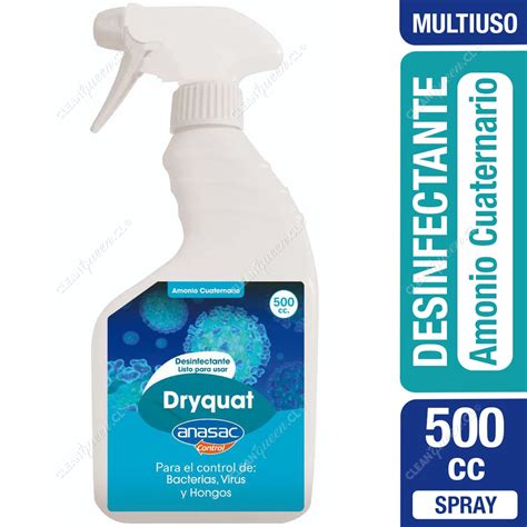 Desinfectante Dilu Do Spray Amonio Cuaternario Dryquat Anasac Cc