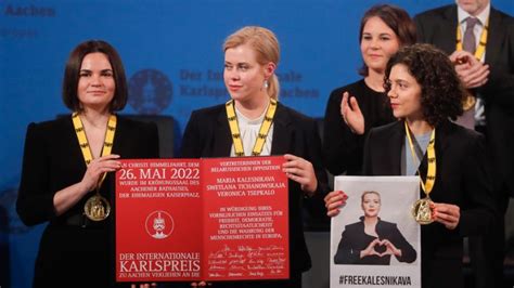 German FM calls Belarus opposition leaders ‘Europe’s bravest women ...