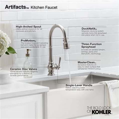 Kohler Artifacts Kitchen Faucet Reviews – Things In The Kitchen