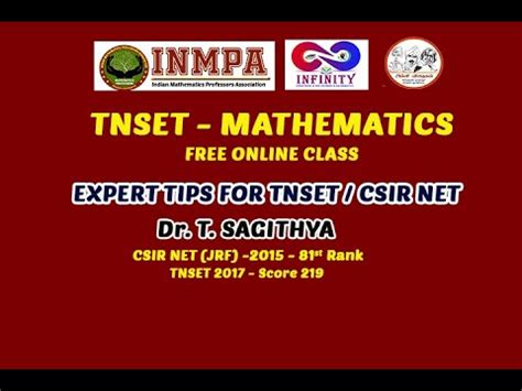 Expert Tips For TNSET CSIR NET Exam Success Insights From Dr T