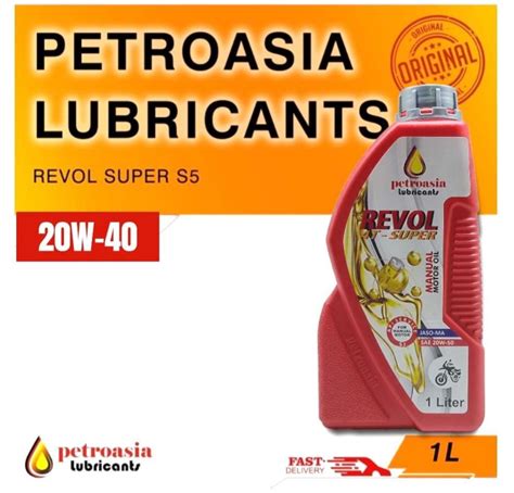 OLI MESIN OLI MOTOR PETROASIA REVOL SUPER 1 LITER SAE 20W 40 Lazada