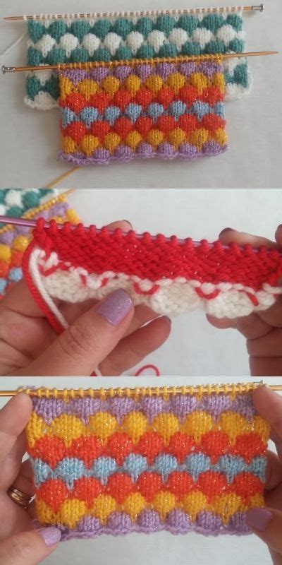 Keyifle Örülen İki Şiş İle Baloncuk Örgü Yelek Modeli Baby knitting