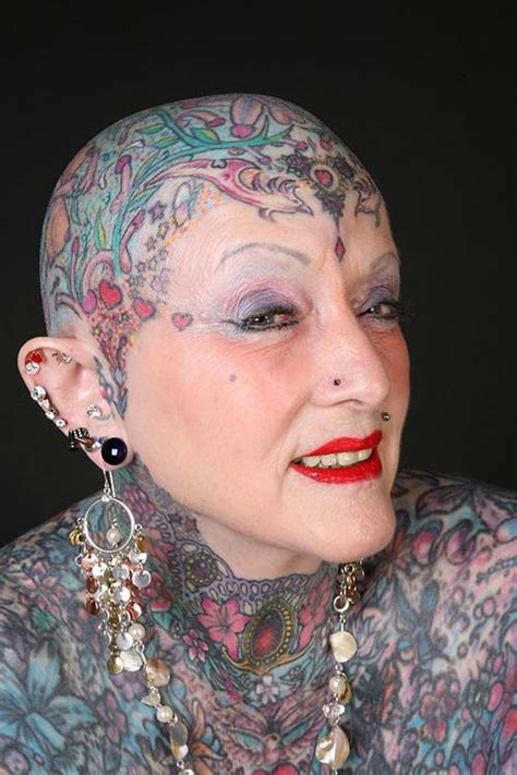 Isobel Varley Worlds Most Tattooed Female Pensioner Dies Aged 77