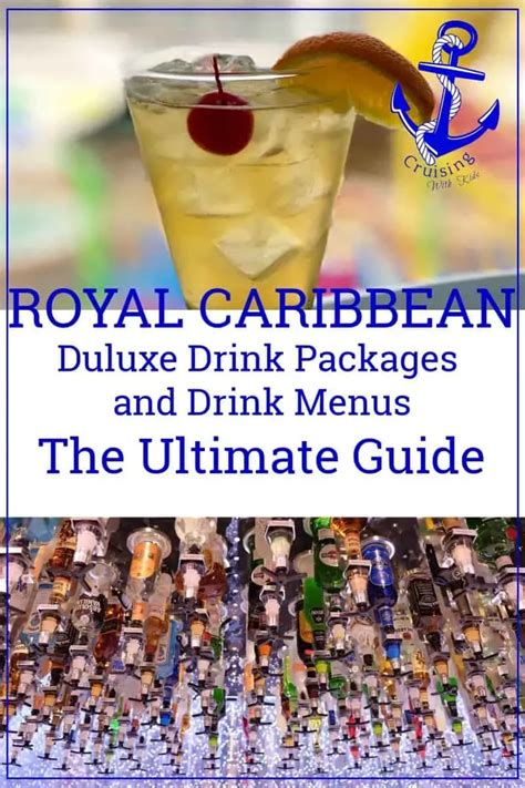 Royal Caribbean Drinks Packages Menus 2023 Artofit