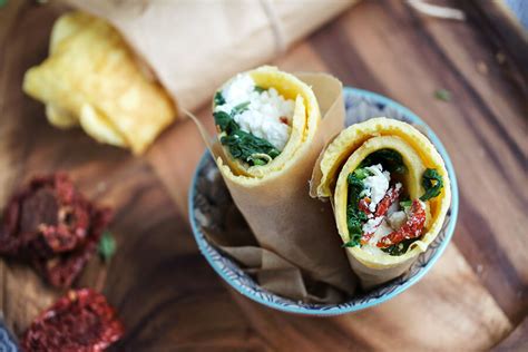 Spinach Herb And Feta Wrap Recipes My Era