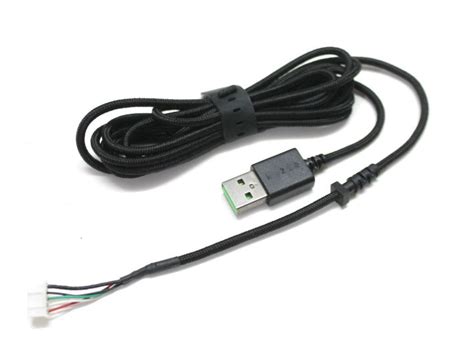 Replacement Wire Durable Nylon Usb Mouse Cable For Razer Deathadder Essential Wired Gaming Mouse