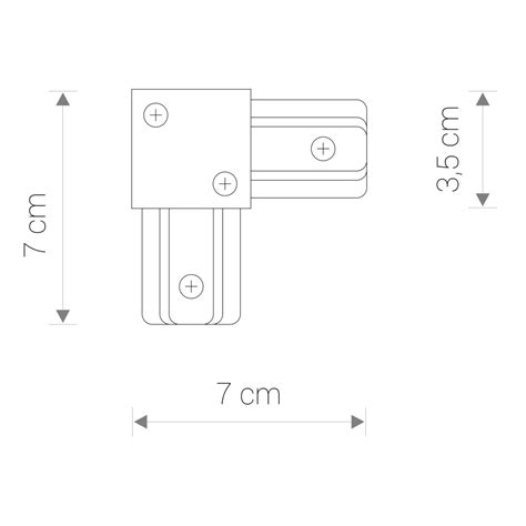 Cznik Do Szynoprzewod W Profile L Connector