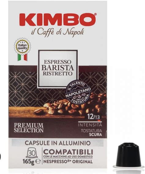 Kimbo Espresso BARISTA Ristretto ALU Kapsle Do Nespresso 30 Ks Od 265