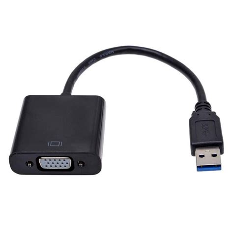 Cabo Conversor Usb X Vga Femea Ad E Dex Blue Distribuidora