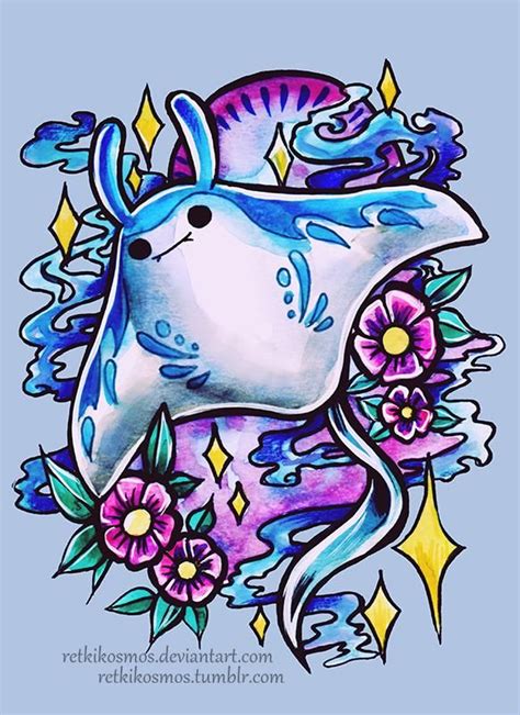 Mantine By RetkiKosmos On DeviantArt Pokemon Tattoo Pokemon Art