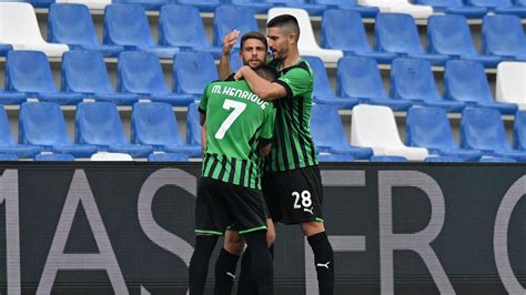 Serie A Sassuolo Empoli 2 1 Berardi La Ribalta In Pieno Recupero