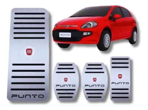 Pedaleira Descanso Aço Inox Premium Fiat Punto Parcelamento sem juros