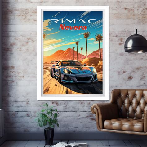 Rimac Nevera Poster Rimac Nevera Print 2020s Car Electric - Etsy