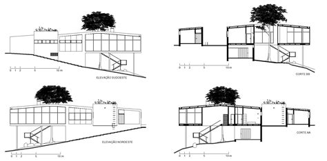 Casa De Vidrio Lina Bo Bardi Slope House Architect House