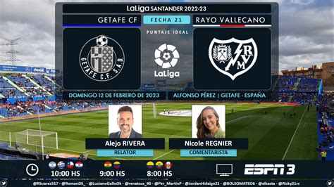 Puntaje Ideal Ec On Twitter Laligasantander Getafe Vs