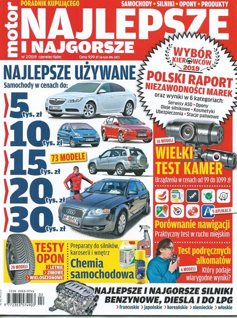 Motor Poradnik Kupującego Najlepsze I Najgorsze 2 2019 TanieCzytanie pl