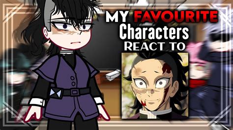 My Favourite Characters React To Eachother Genya Shinazugawa Demon