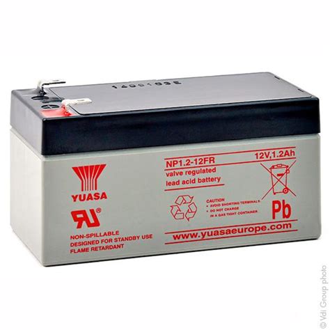 Batterie Plomb Agm Yuasa Np1 2 12fr 12v 1 2ah F4 8