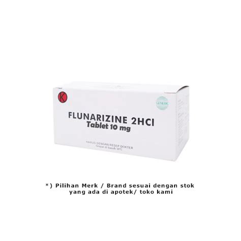 Flunarizine 10 Mg 10 Tablet Kegunaan Efek Samping Dosis Dan Aturan