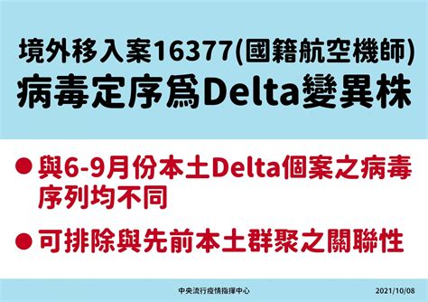 指揮中心：副機師與delta本土群聚案無關 疫情未擴大 新聞 Rti 中央廣播電臺