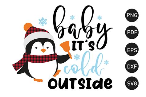 Baby It S Cold Outside Christmas Svg Graphic By Crafthub Creative Fabrica