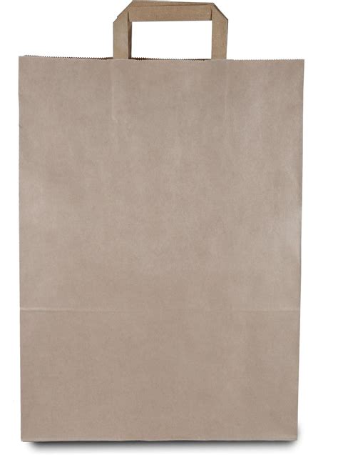 Commerline Papiertüten 250 Stück Braun 32 16x44 cm Kraftpapier