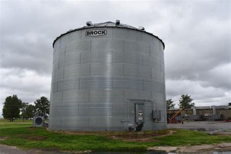 Brock Grain Tank 42 Diameter X 8 Rings Rated 36000 Bushel Capacity