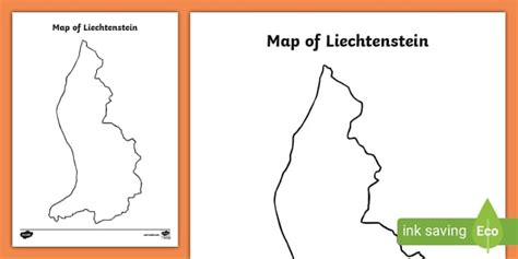 Liechtenstein Map Colouring Page Lehrer Gemacht Twinkl