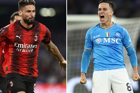 Napoli Milan Raspadori Politano Show Giroud On Fire Mentre Leao Theo