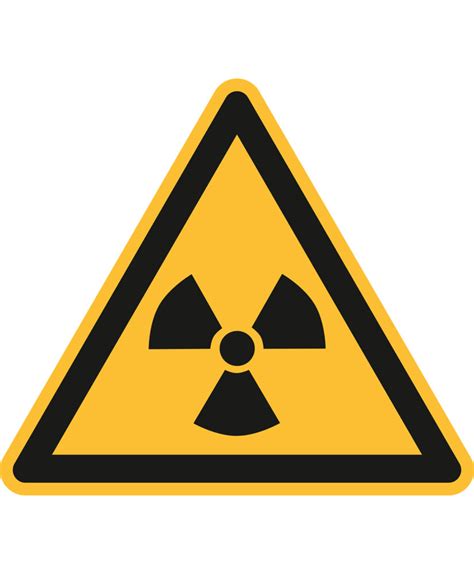 Cartelli Di Pericolo Sostanze Radioattive Radiazioni Ionizzanti Iso