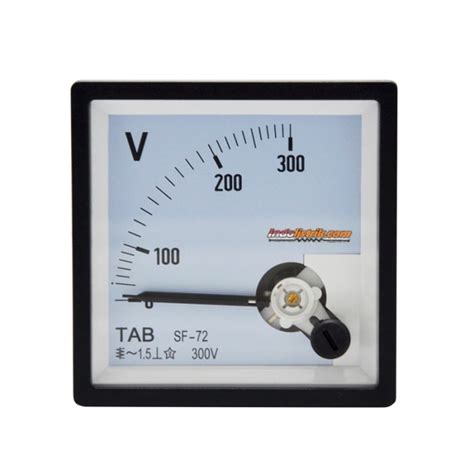 Jual Voltmeter Ac Analog 72x72 Tab Volt Meter Bahan Pilhan Berkualitas Shopee Indonesia