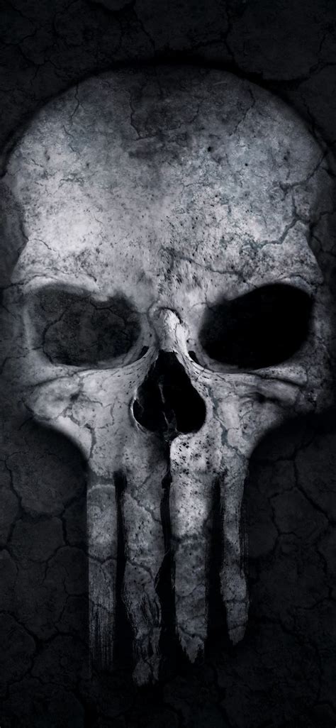 1125x2436 Punisher Skull Artwork Iphone XS,Iphone 10,Iphone X HD 4k Wallpapers, Images ...