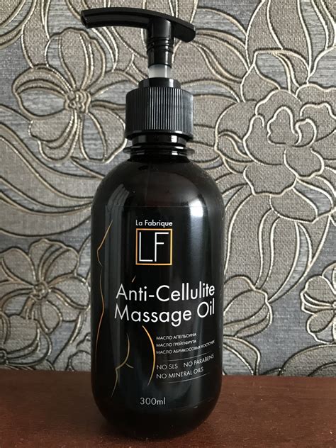 Антицеллюлитное масло La Fabrique Anti Cellulite Massage Oil отзывы