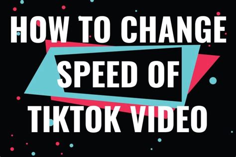 How To Change Speed Of Tiktok Video Boostmeup