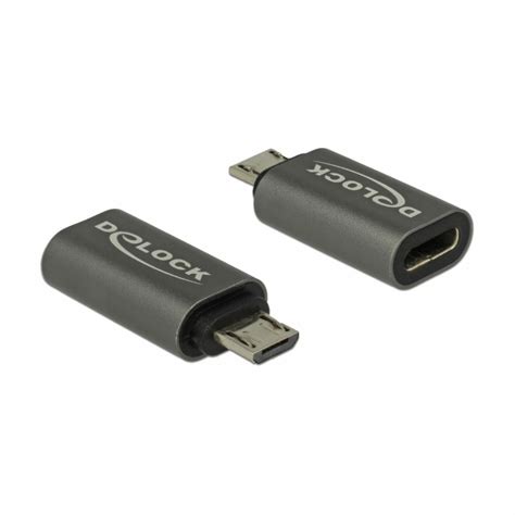 Delock Adapter Usb Mikro B M Usb 20 Tip C Ž 65927 Techtrade