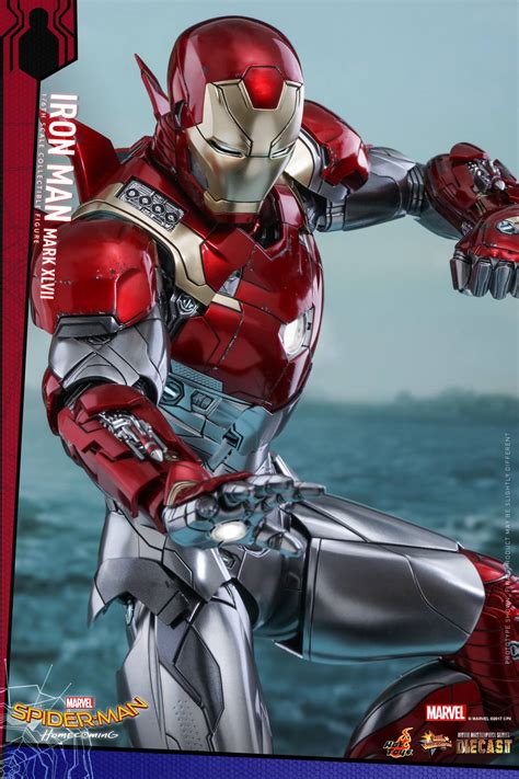 Spider Man Homecoming Iron Man Mark XLVII 1 6 Scale Figure By Hot