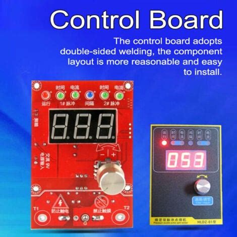 Machine de soudage par points Tableau de commande à double impulsion