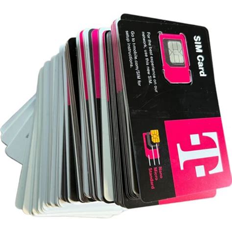 Lot Of 10 New T Mobile Sim Cards 4G LTE 5G UNACTIVATED REPLACEMENT SIM