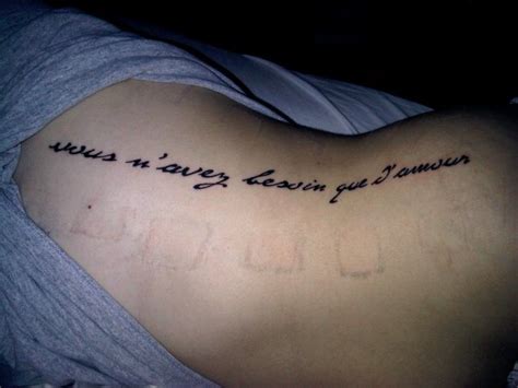 Tatouage Avec Phrase D Amour Mod Les Et Exemples