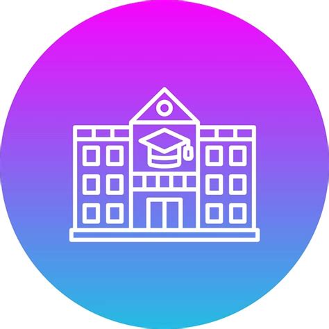 Premium Vector University Icon