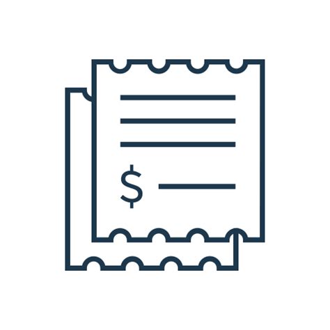 bill generic outline icon