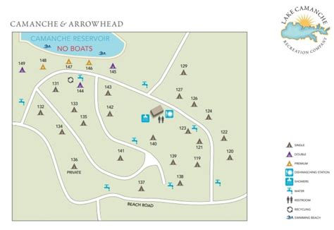 Arrowhead Lake Rights Map