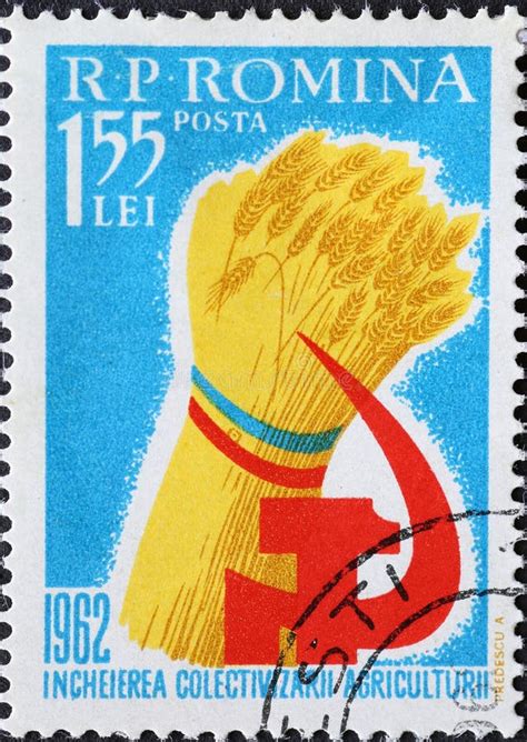 Romania Circa A Postage Stamp Printed In The Romania Showing